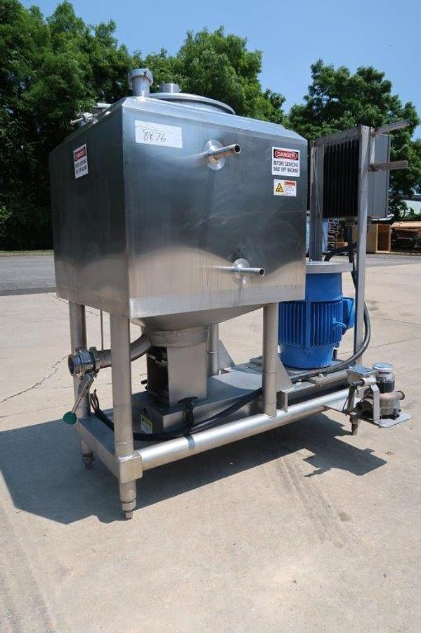 Used Breddo 50 Gallon SS Jacketed Likwifier, VFD