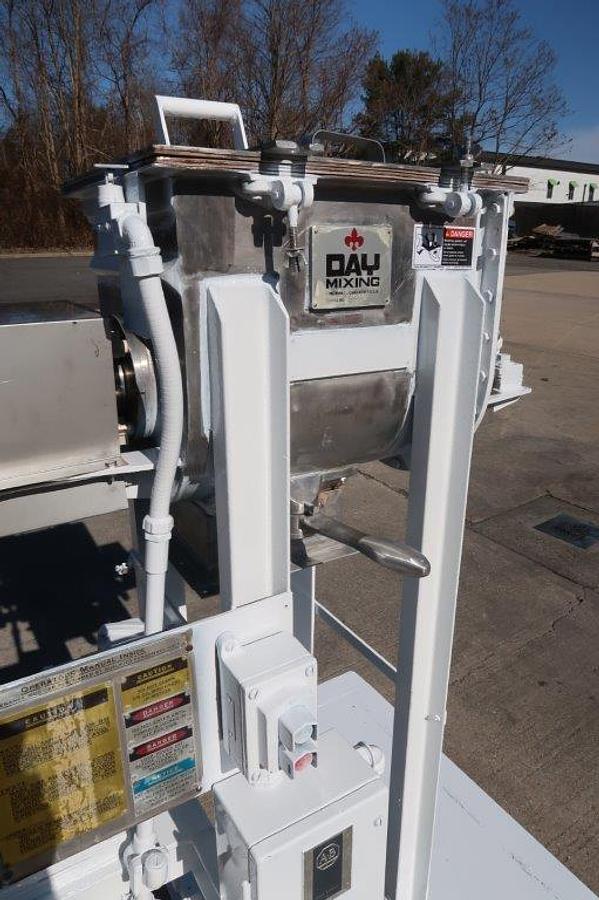 Used 1 Cu. Ft. Day Stainless Double Ribbon Blender, XP Motor