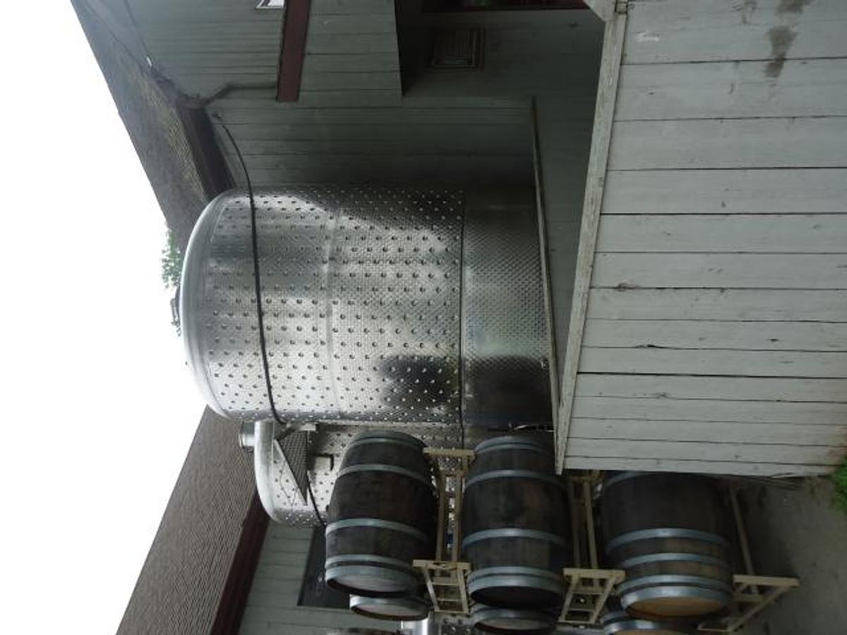 Used 3,000 Gallon Stainless Steel Dimpled Jacketed Closed Vertical Tank