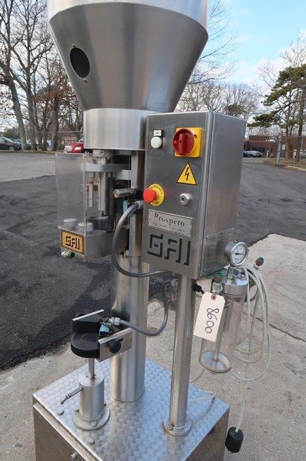 Used GAI 404 Semi-Automatic Vacuum Corker