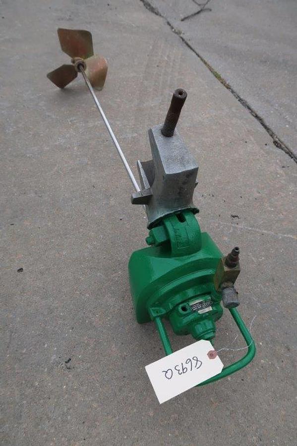 Used Gast Fractional HP Air Operated Clamp-On Mixer