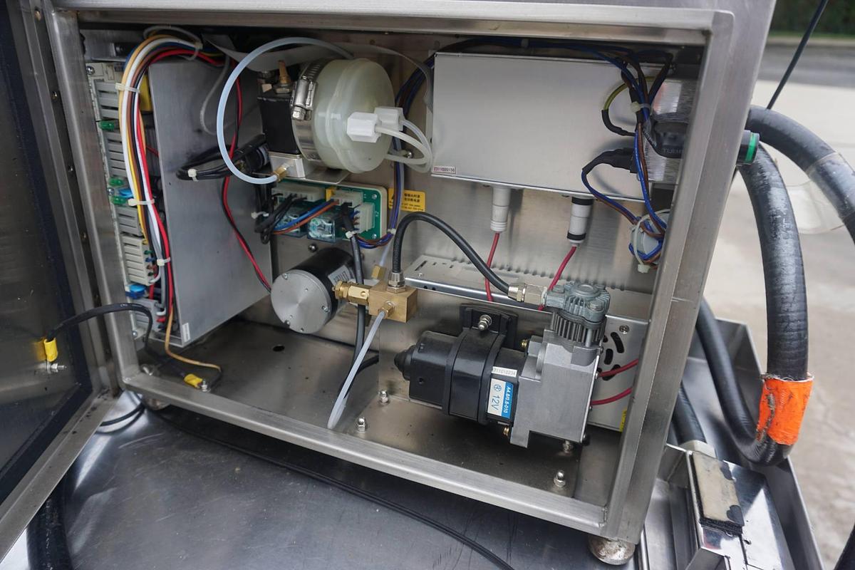 Used Matthews CX16F Continuous Inkjet Printer, SS