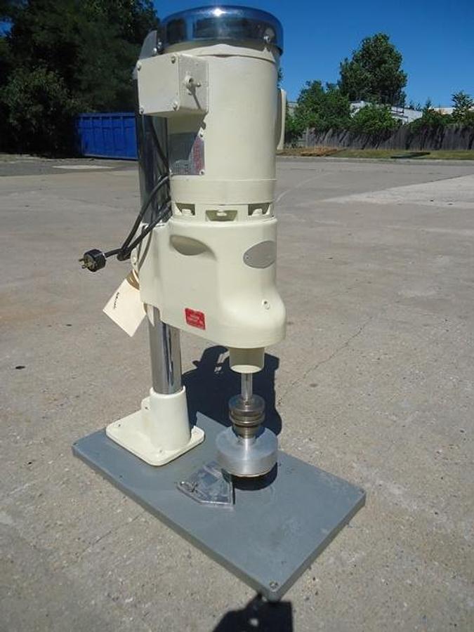 Used Swanmatic 49PC Bench Top Semi-Automatic Capper, Single Phase