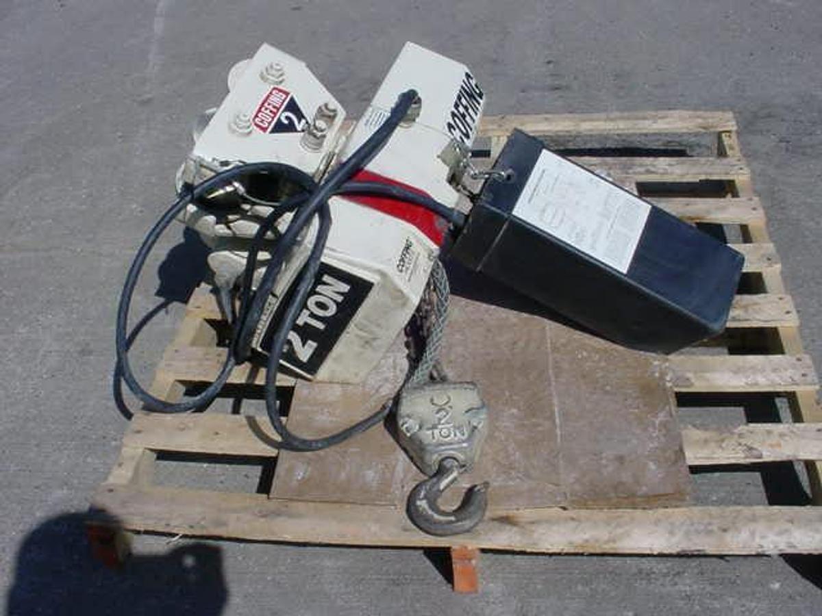 Used Coffing 2 Ton Electric Hoist
