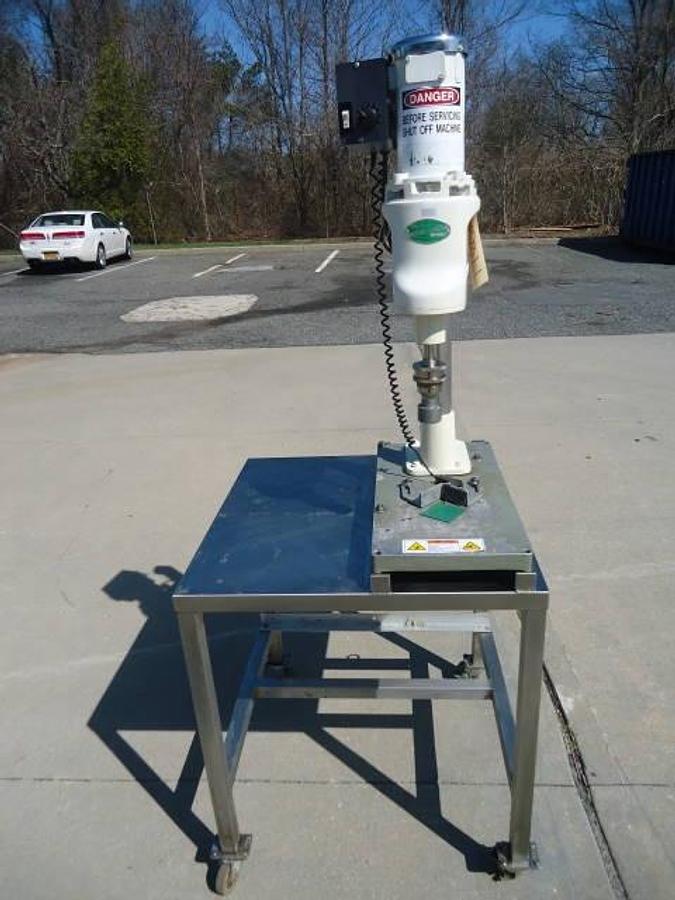 Used Swanmatic C-300 Tabletop Capper With Capmaster Control Feature