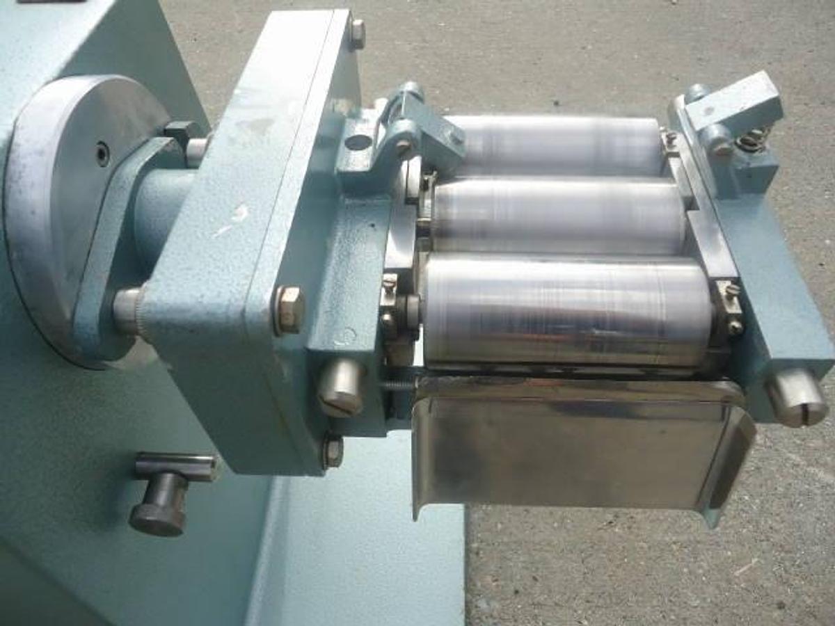 Used Erweka 2 In. X 4-1/2 In. Lab Three Roll Mill