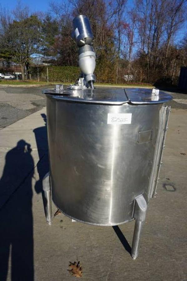 Used 150 Gallon SS Mix Tank, Prop Agitator