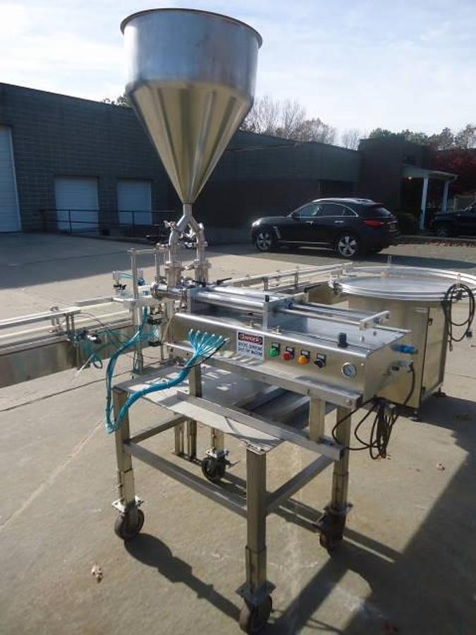 Used Jda Progress Twin Piston Automatic Filler