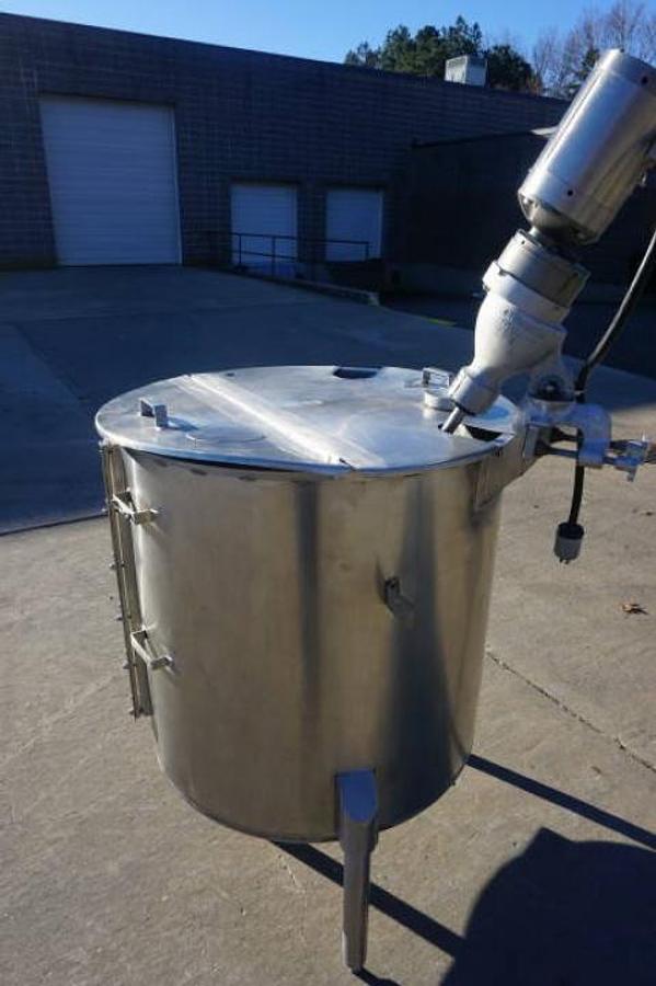 Used 150 Gallon SS Mix Tank, Prop Agitator