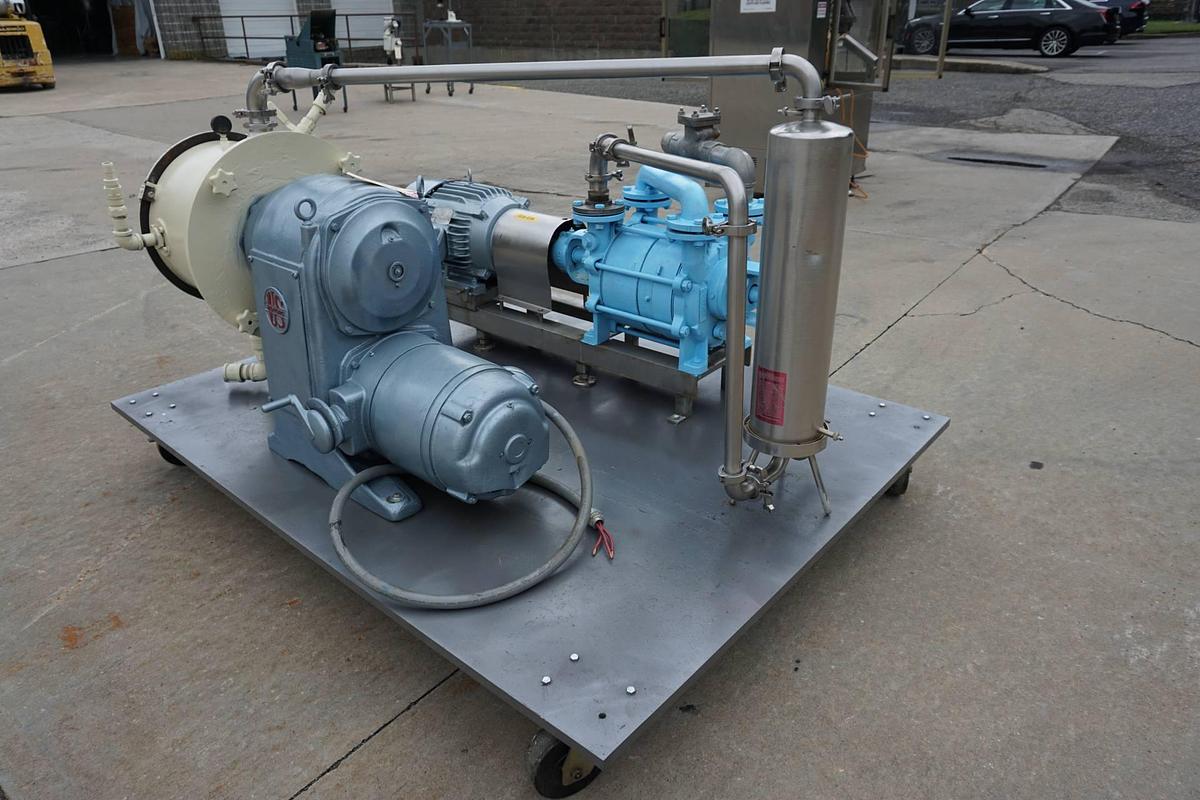 Used Cornell D16 Versator Deaerator With SIHI Vacuum Pump