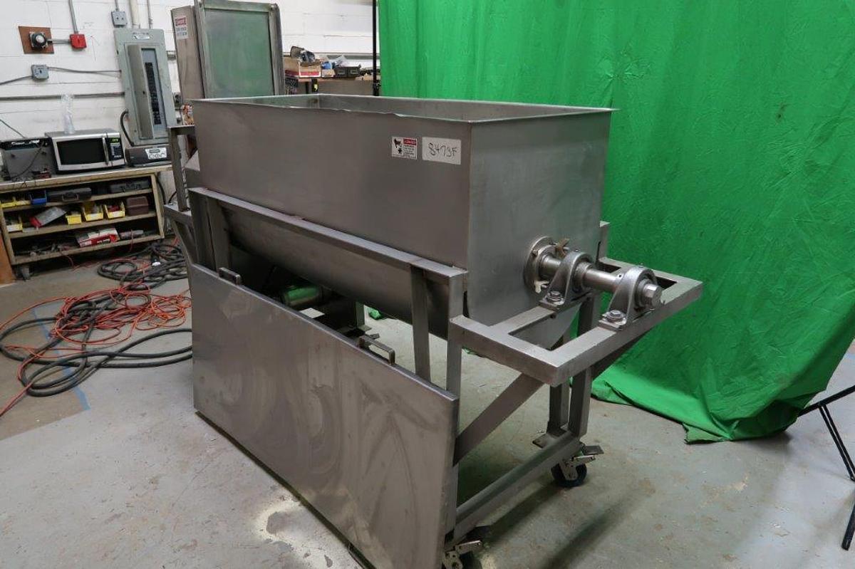 Used 18 Cu. Ft. Stainless Horizontal Paddle Blender, with Scrapers