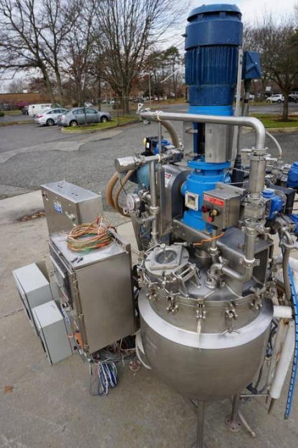 Used 60 Gallon Greerco/Gifford Wood 316SS “Agi-Mixer” Triple Motion Full Vacuum Kettle, 100 PSI Jacket