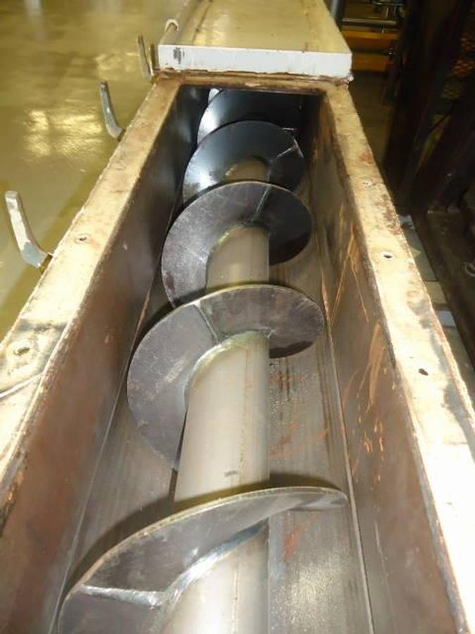 Used 9 Inch Diameter By 13 Foot Long Screw Conveyor