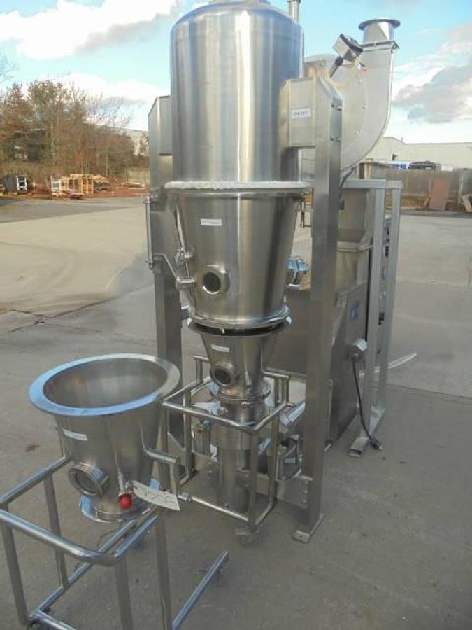 Used FLP-5 Stainless Lab Fluid Bed Granulator/Pelletor/Coater/Dryer