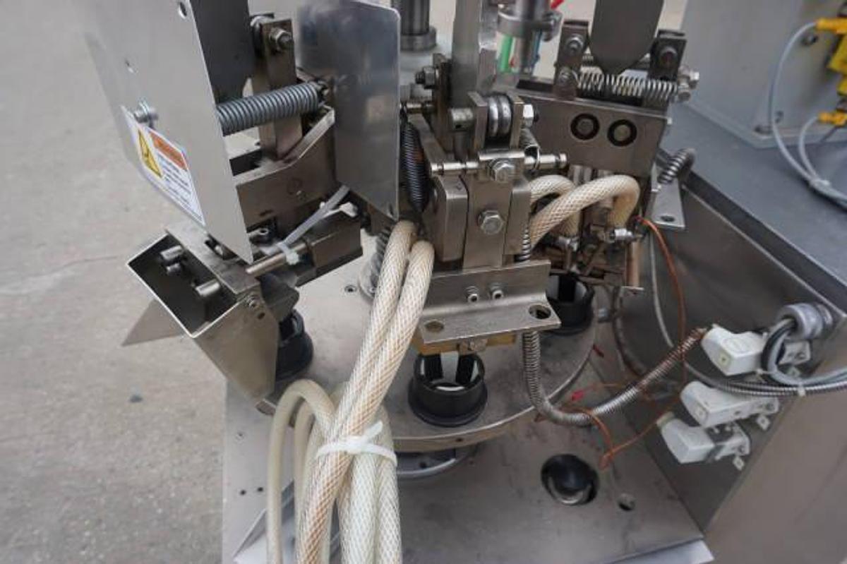 Used Prodo-Pak T-30H Plastic Tube Filling and Sealing Machine, 30 per minute