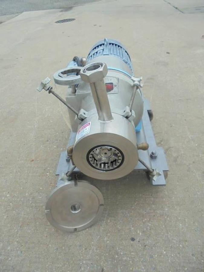 Used Greerco W500H Stainless Horizontal Colloid Mill, 10HP, XP