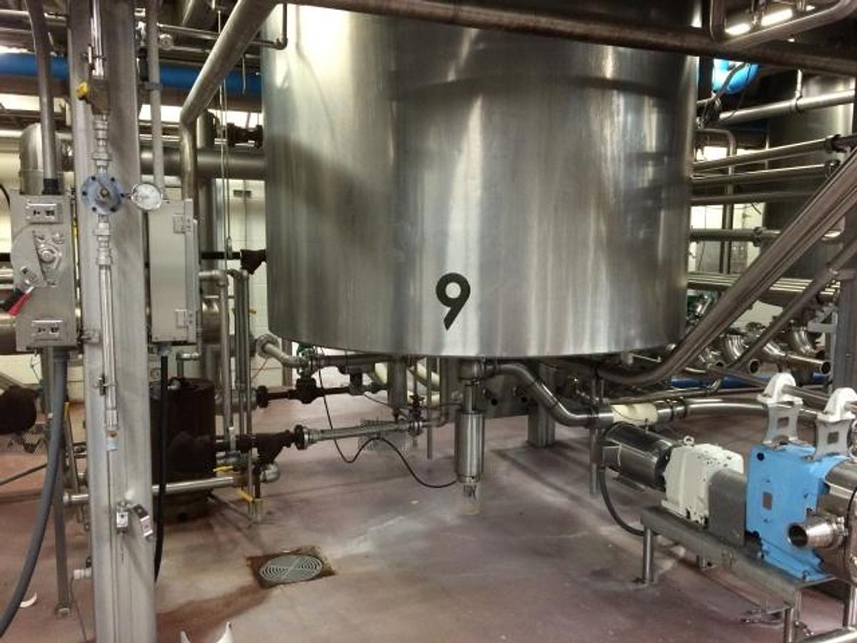 Used 1,500 Gallon Lee 316 Stainless Dual Motion Vacuum Cooking Cooling Vessels (3), 150 psi jacket