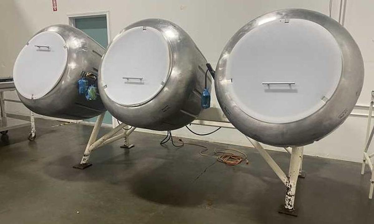 Used Groen Coating Pans, with Baffles (3)