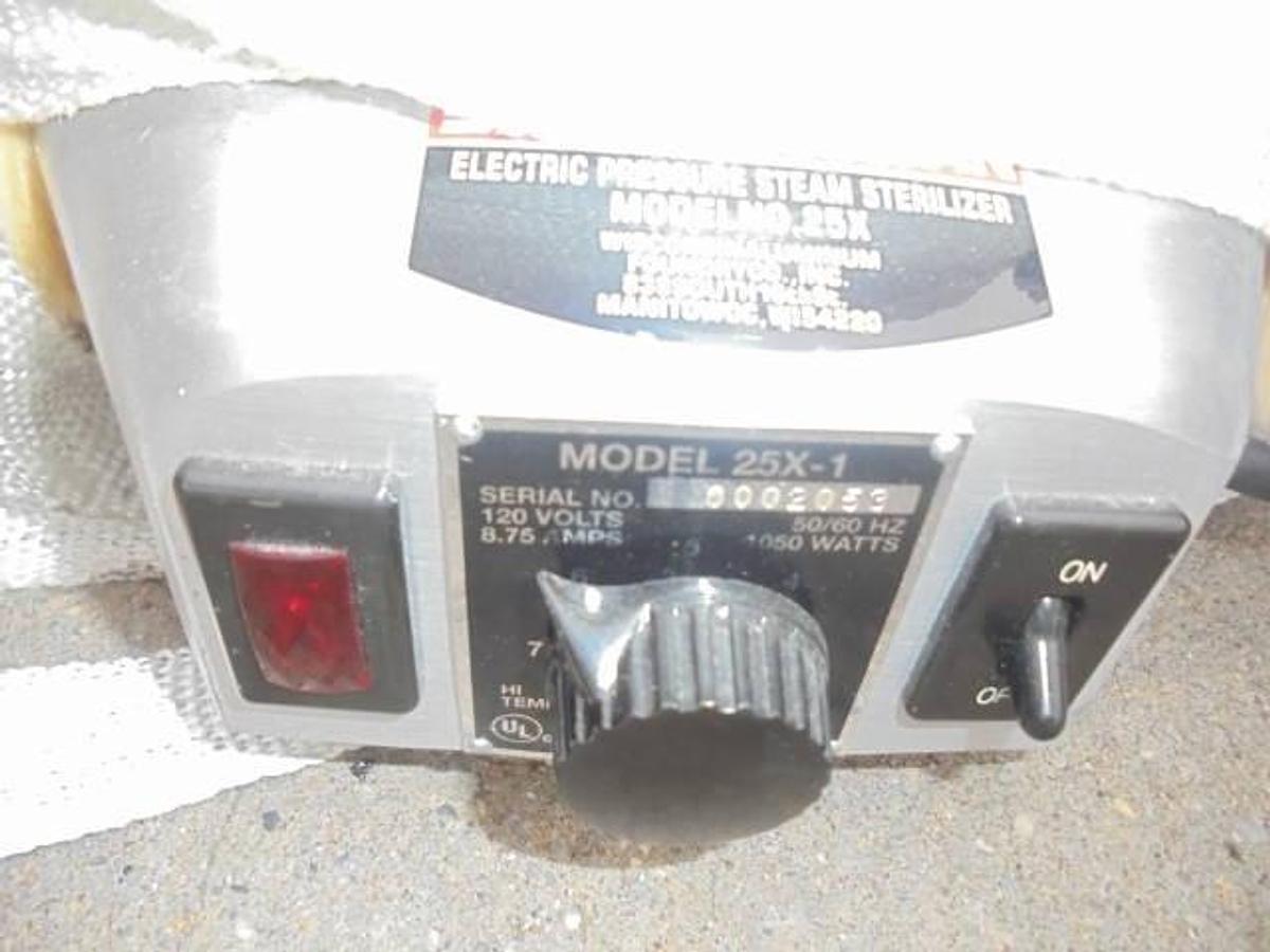 Used All American Model 25X Electric Steam Sterilizer