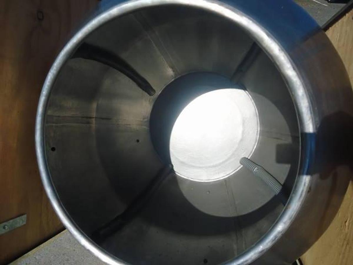 Used 24 In. Stokes Stainless Steel Coating Pan, Explosion Proof