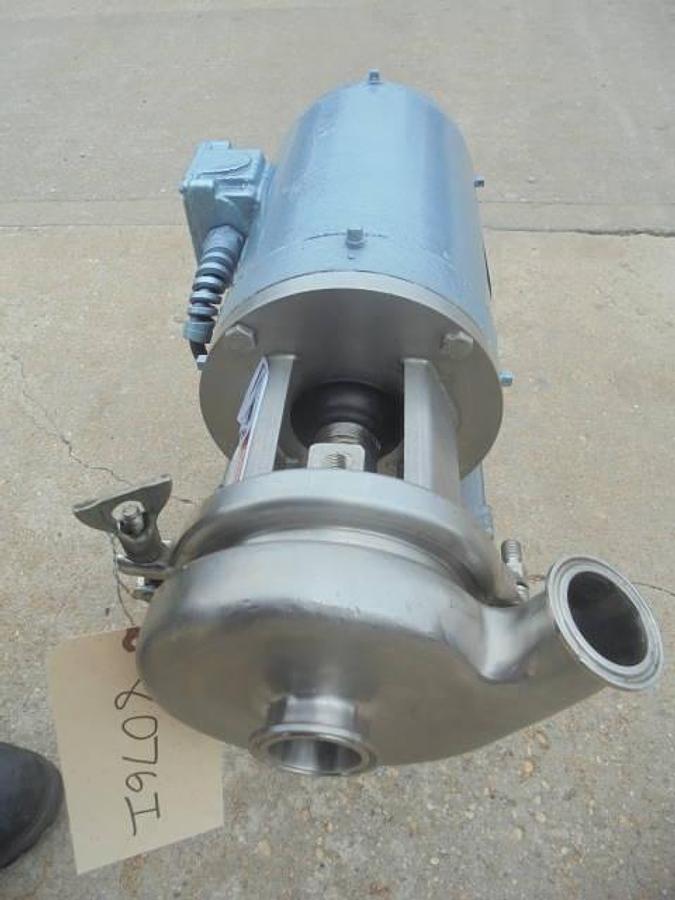Used 1-1/2 In. X 1-1/4 In. Stainless Sanitary Centrifugal Pump, 1 HP