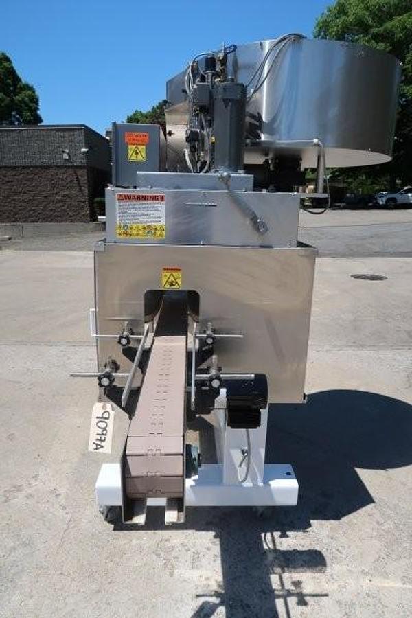 Used Kaps-All A-6 Automatic Screw Capping Machine, 36 In. Bowl Hopper