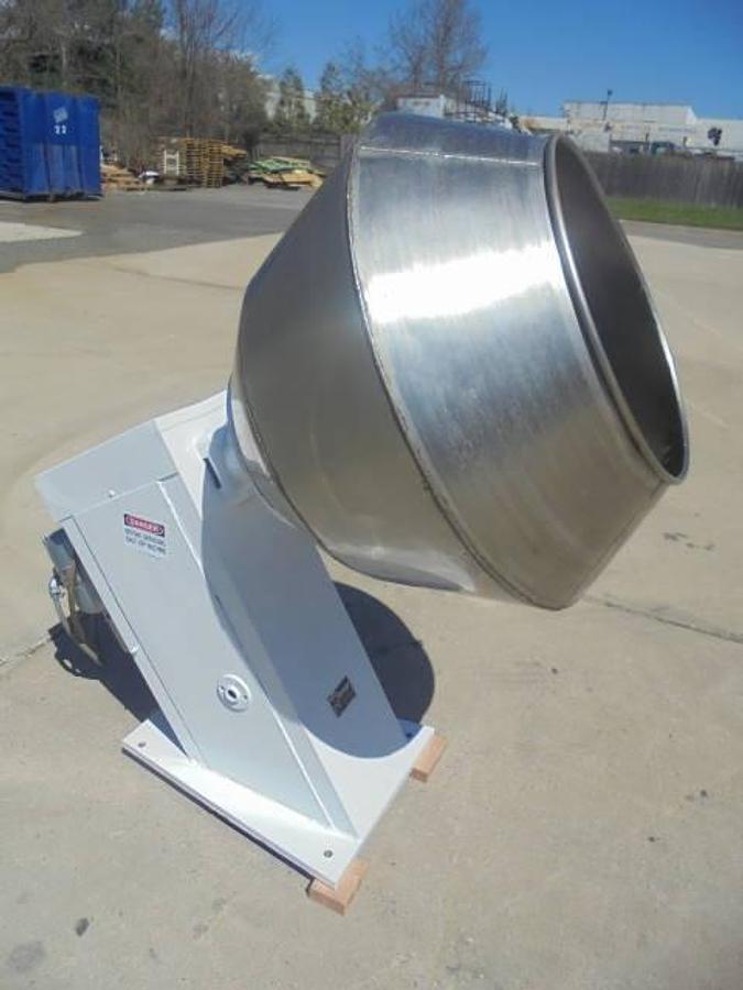 Used 36 Inch Diameter Stainless Steel Coating Pan, 1 HP Motor