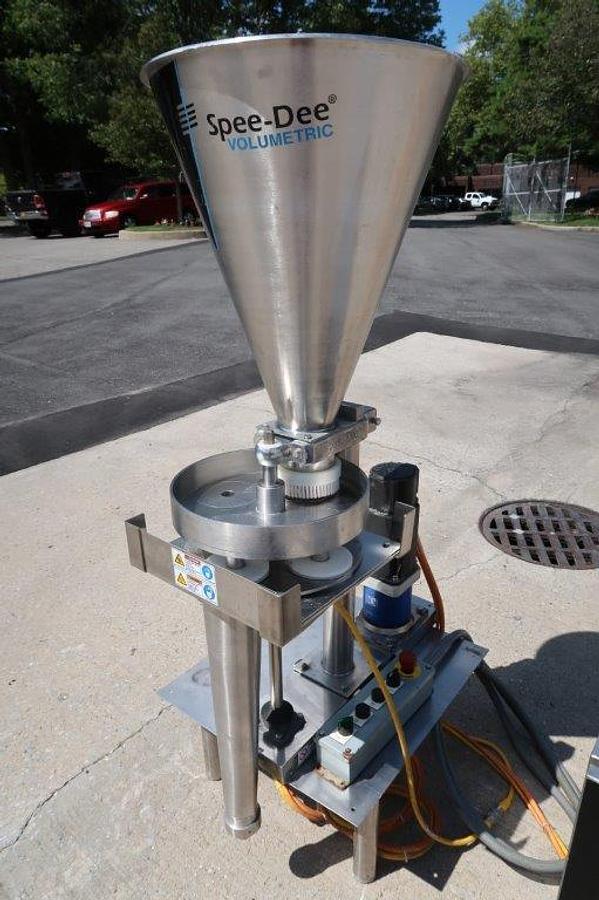 Used Spee-Dee CBS Volumetric Cup Filling Machine, with Control Panel