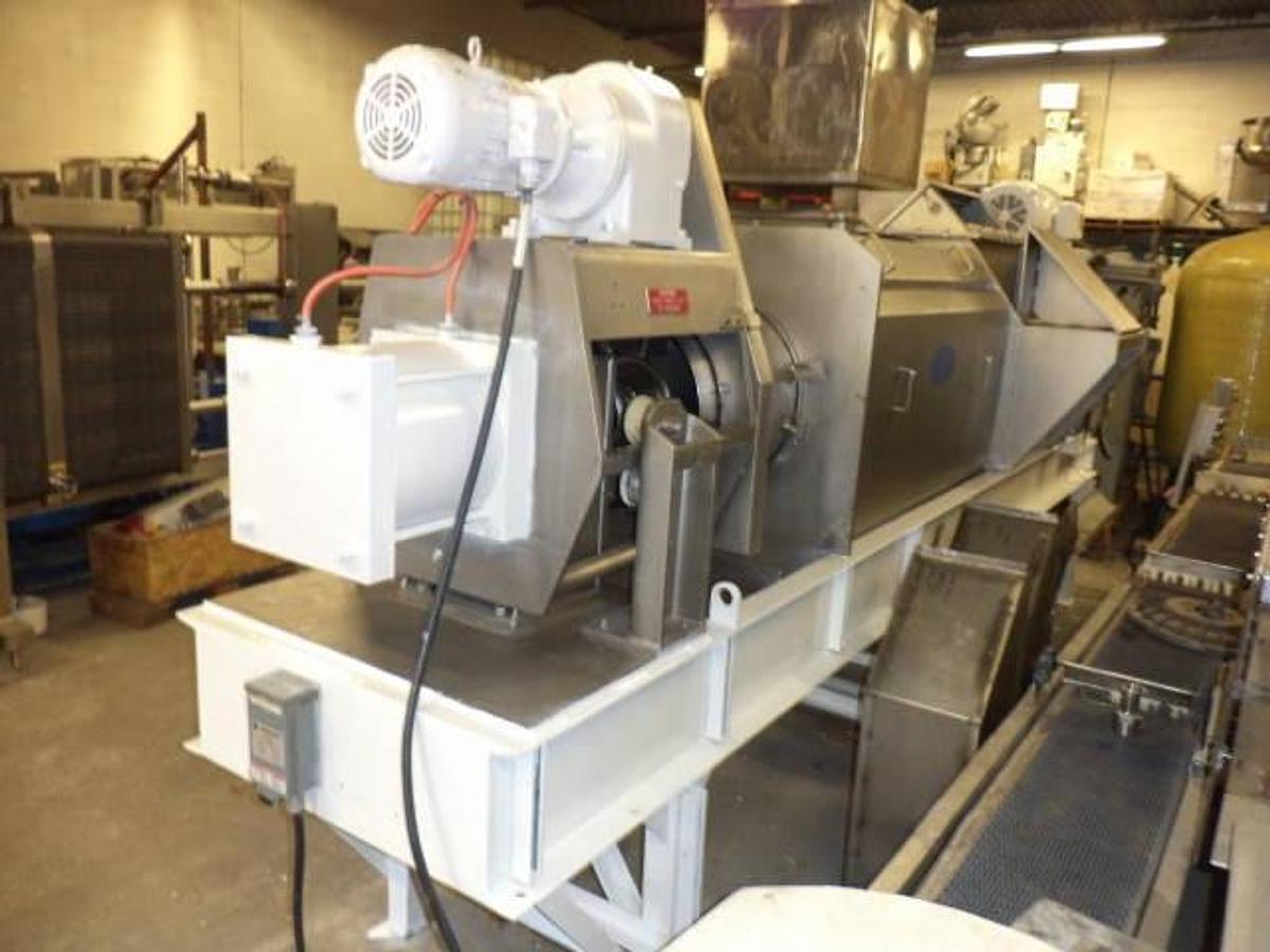 Used Hosokawa Bepex RSP-16-K2 Dewatering Screw Press, Stainless Steel