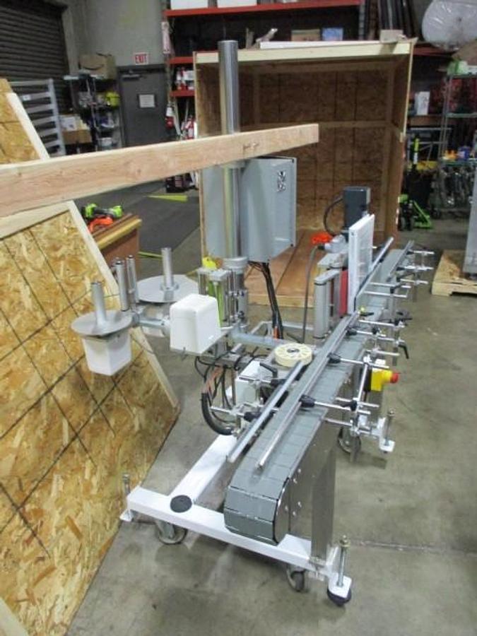 Used Inline Filling Systems Overflow Filling Line, with Capper