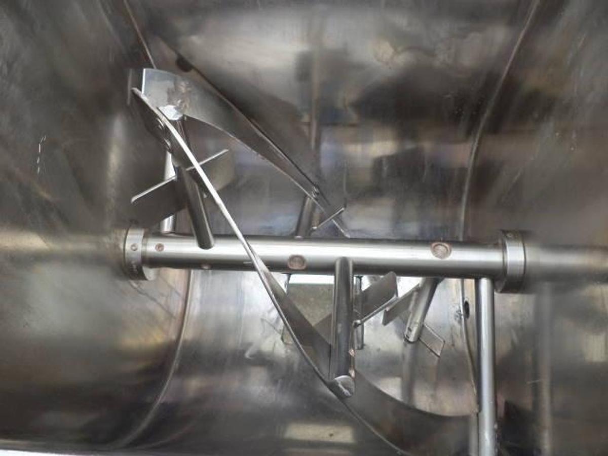 Used 2 Cu. Ft. Stainless Steel Ribbon/Paddle Blender, 2 HP