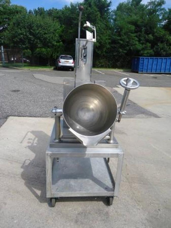 Used 10 Gallon Groen Stainless Scraper Agitated Kettle, 45 Psi