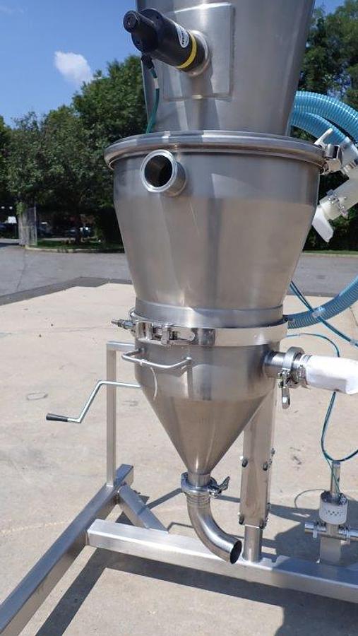 Used Quadro Vac Sanitary Pneumatic Conveyor, Portable