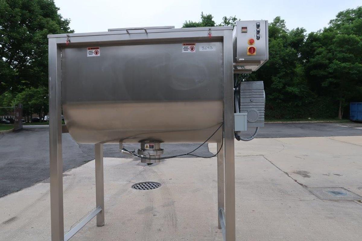Used 35 Cu Ft. JDA Stainless Steel Double Ribbon Blender, Pharmaceutical Use
