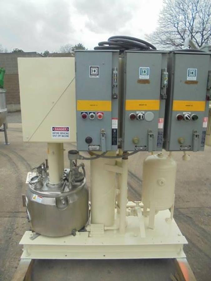 Used Ross 10 Gallon PVM Triple Motion Vacuum Mixer, Stainless Steel