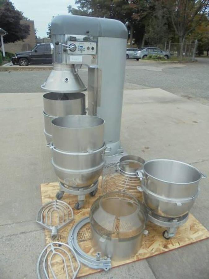 Used Hobart V1401 140 Qt. Bowl Mixer, With Numerous Accessories