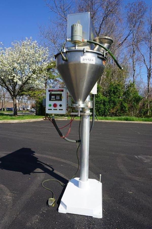 Used All Fill Single Auger Powder Filler, Foot Switch Actuated wl Opti-Mate Controller