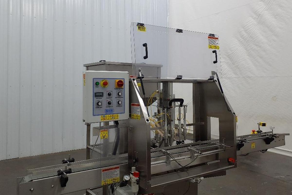 Used Kaps-All Four Piston Automatic Filler, 36 Oz. Pistons