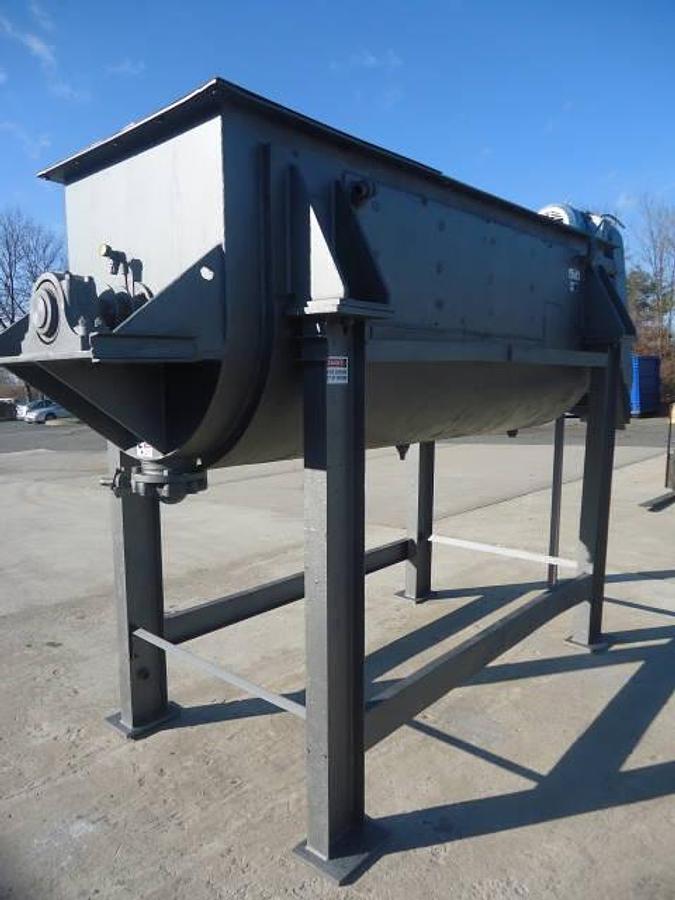 Used 100 Cu.ft. Stainless Jacketed Double Ribbon Blender, 25 Hp