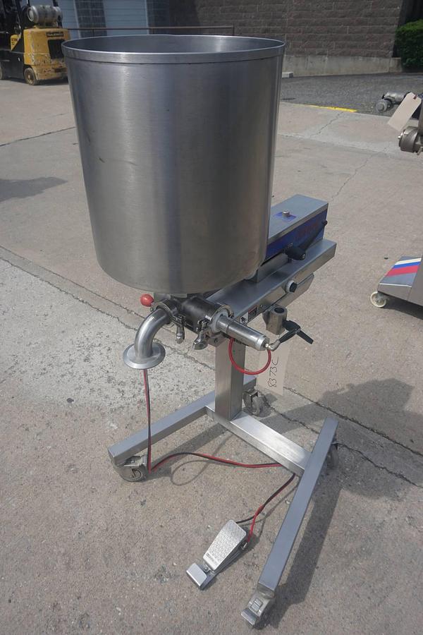 Used Unifiller “Compack” Single Head Piston Depositor, Air Operated
