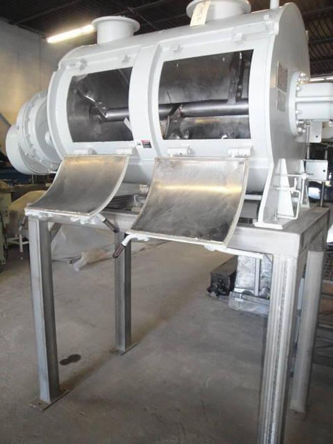 Used Littleford Fkm-600d Stainless Steel Jacketed Plow Mixer With Choppers