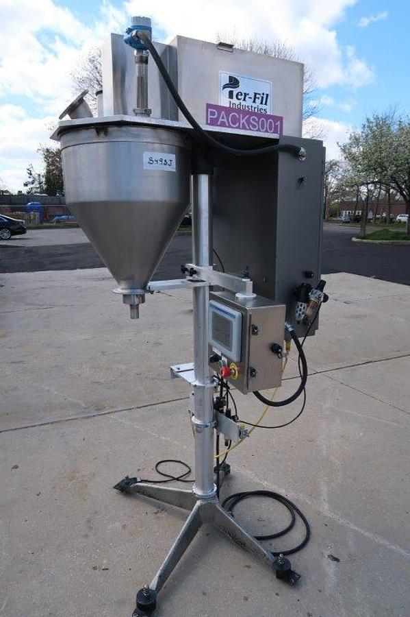 Used Per-Fil Single Auger Powder Filler