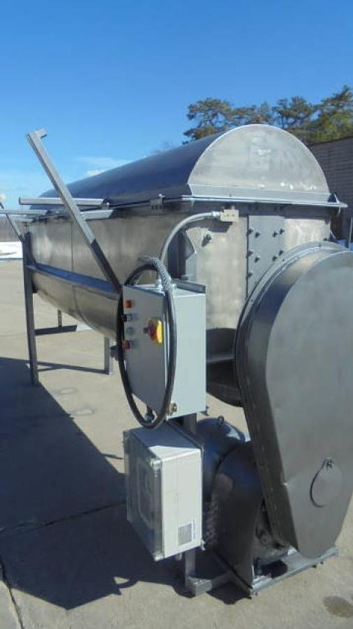 Used 50 Cu. Ft. Readco Stainless Double Ribbon Blender, 10HP