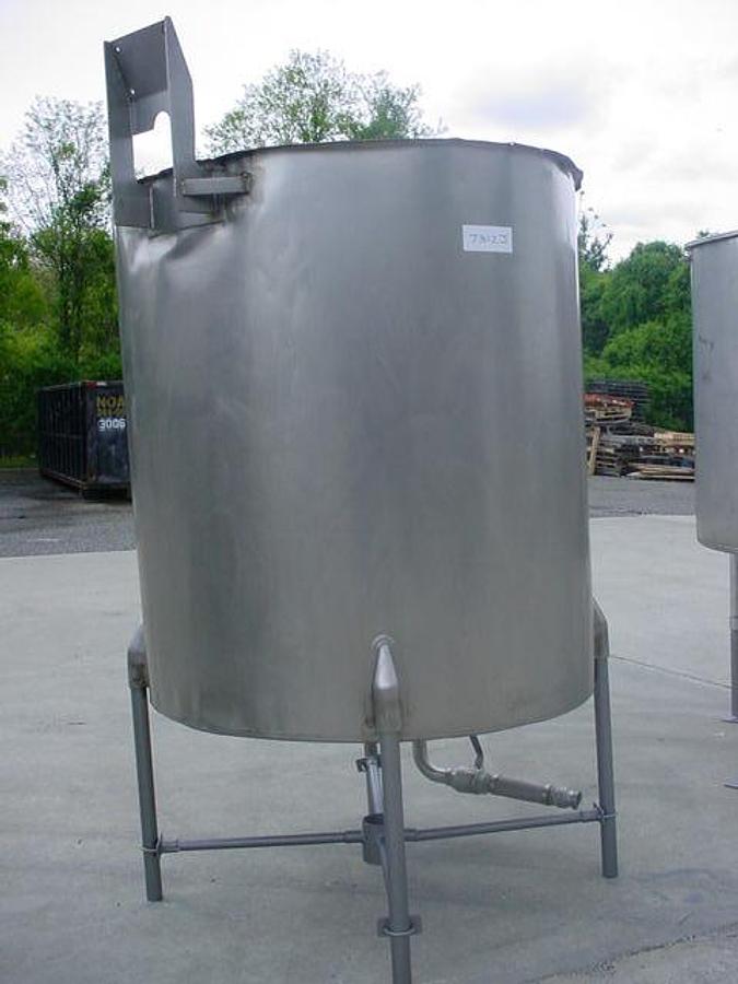Used 540 Gallon Chem-Tek Stainless Steel Vertical Tank