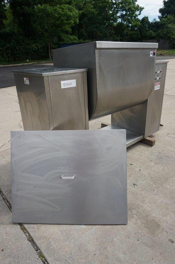 Used 15 Cu. Ft. Stainless Steel Granulating Mixer, Tilt Discharge