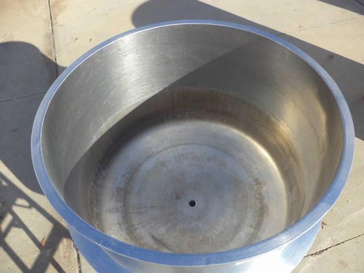 Used 350 Gallon Stainless Steel Jacketed Kettle, Dished  Bottom