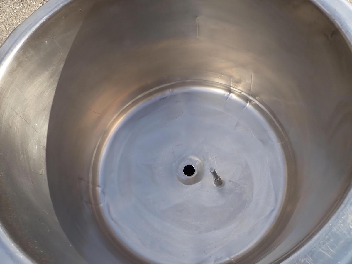 Used Lee 25 Gallon 316 SS Jacketed Tank, Portable