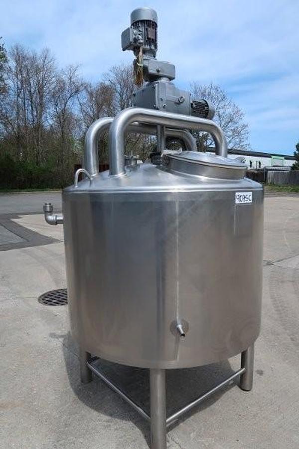 Used 200 Gallon Walker 316SS Dual Motion Mix Kettle, 75PSI Jacket