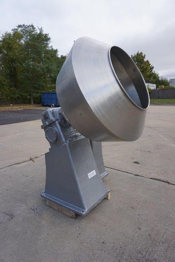 Used 42 In. Diameter Stainless Steel Coating Pan, with Baffles