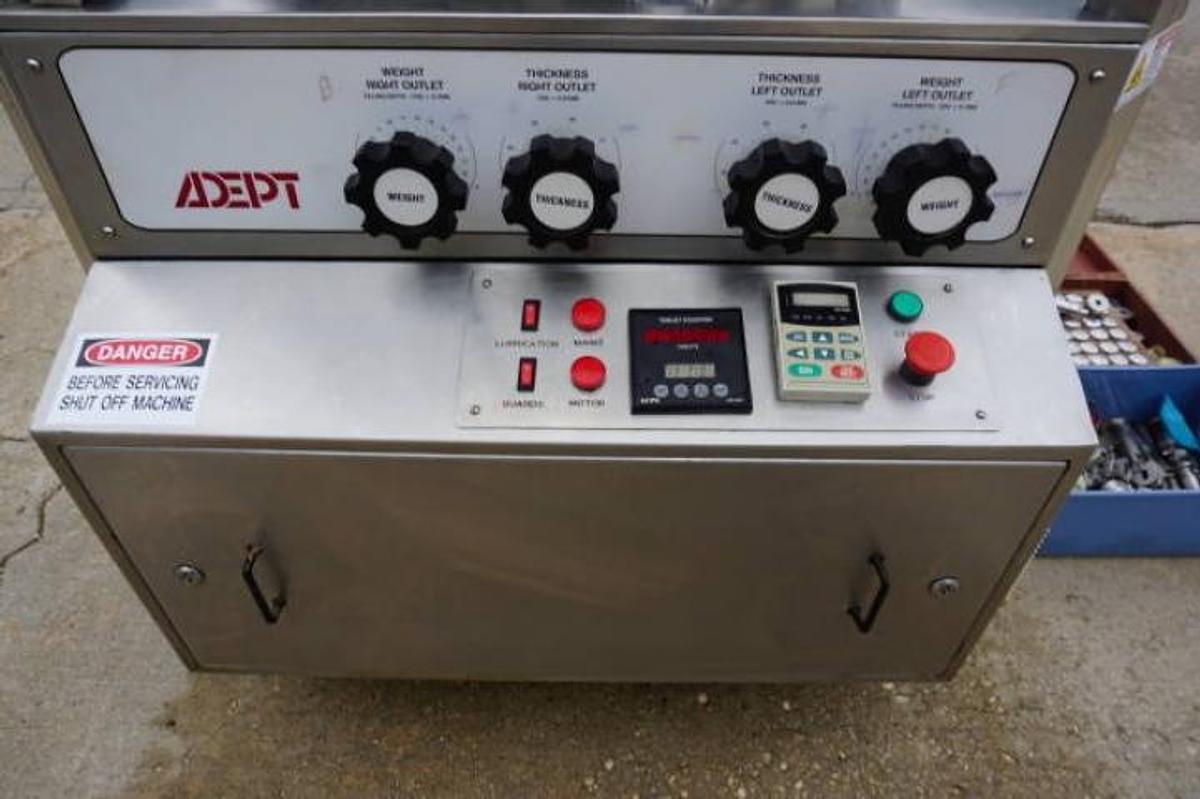 Used Adept 25 Station GMP Rotary Tablet Press, “D” Tablets, Keyed Head